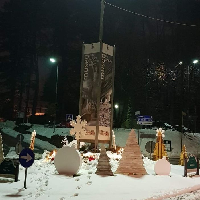 La rotonda del museo Butti prima di essere vandalizzata