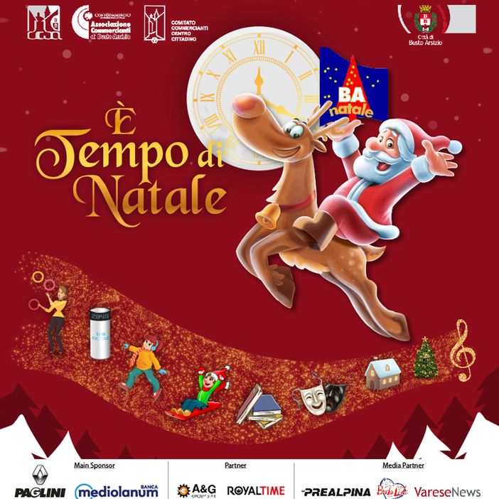 Busto Arsizio, cinque giorni a Natale: ecco tutti gli eventi del weekend in città