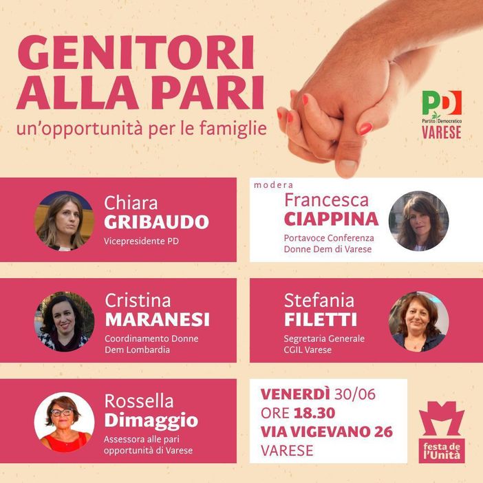 La vicepresidente del Pd Chiara Gribaudo alla Festa della Schiranna