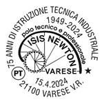 Poste celebra i 75 anni dell'Isis Newton di Varese Poste celebra i 75 anni dell'Isis Newton di Varese