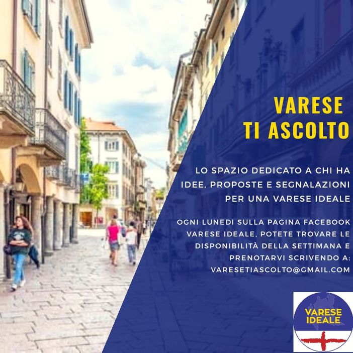 "Varese ti ascolto", nasce il canale diretto per fare rete e parlare della città