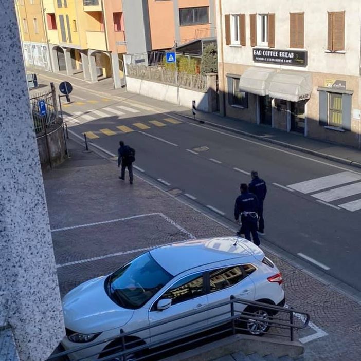 Foto dalla pagina Facebook del sindaco Mattia Premazzi