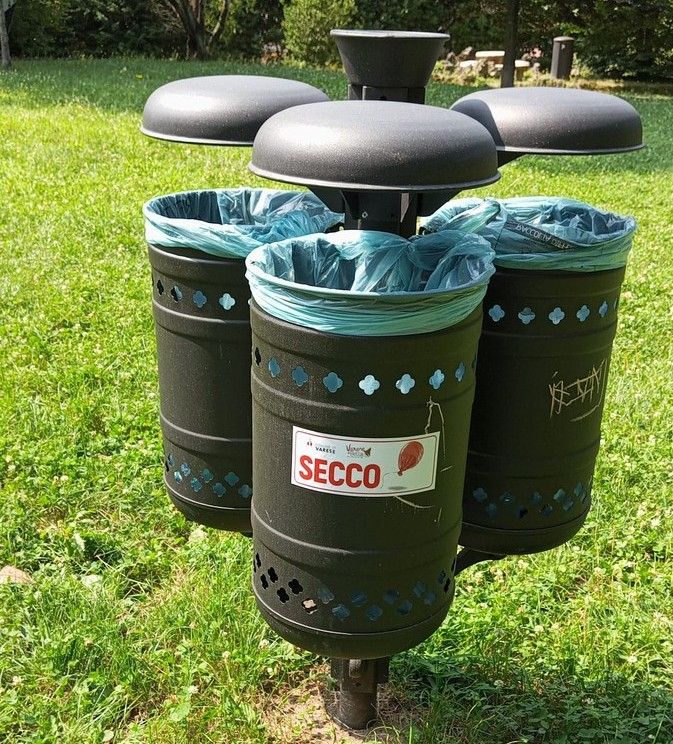 Parchi cittadini, al via la raccolta differenziata