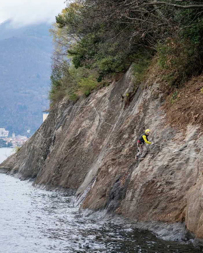 La palestra di roccia a Maccagno con Pino e Veddasca La palestra di roccia a Maccagno con Pino e Veddasca