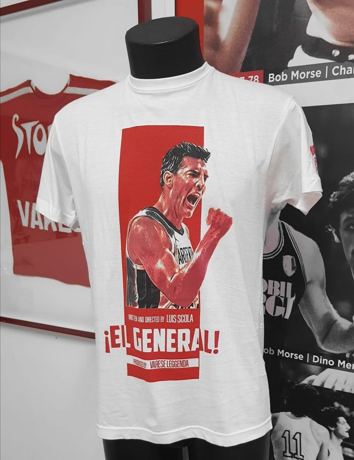 La maglia dedicata a El General Luis Scola