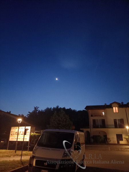 L'avvistamento sopra il lago di Viverone, nel Biellese