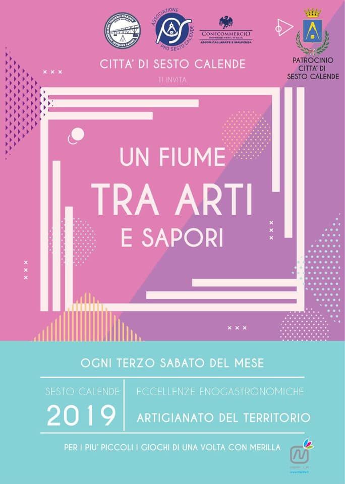 Sabato a Sesto Calende torna "Un fiume di Arti e Sapori"