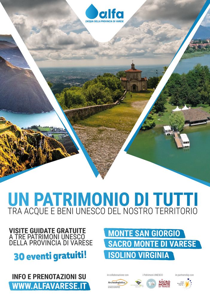 Alfa e il “mondo dell'acqua”: cominciano le visite guidate gratuite ai siti Unesco della provincia