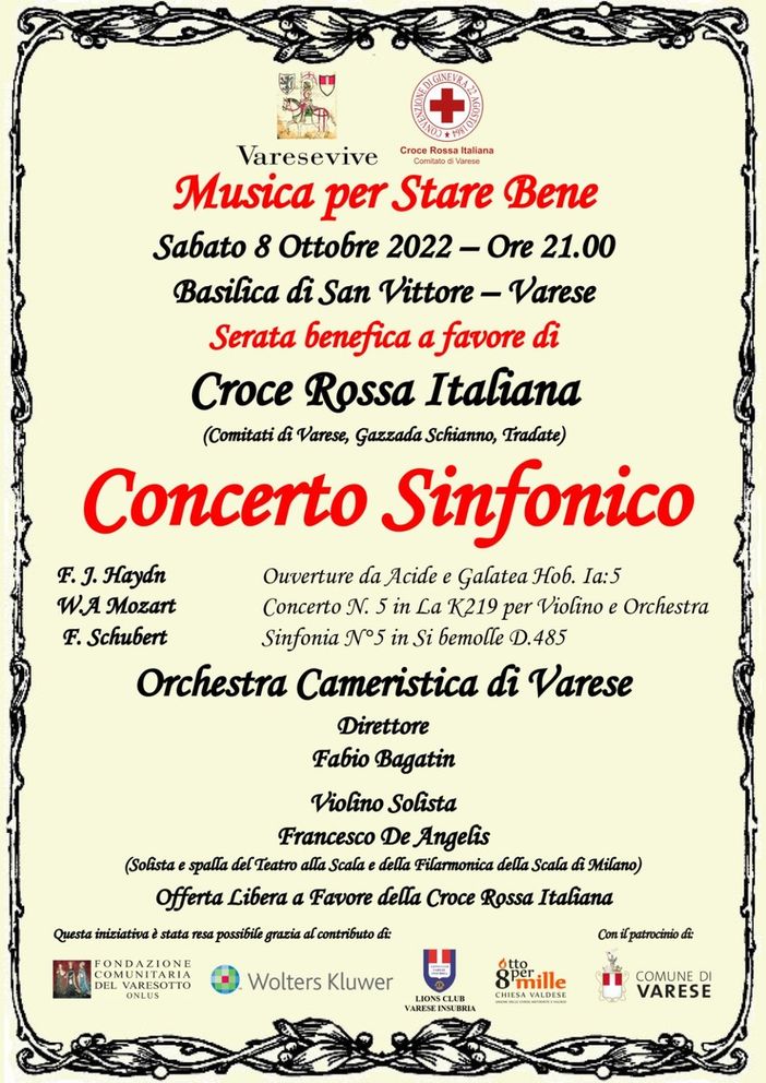 “Musica per Stare Bene” con Varesevive