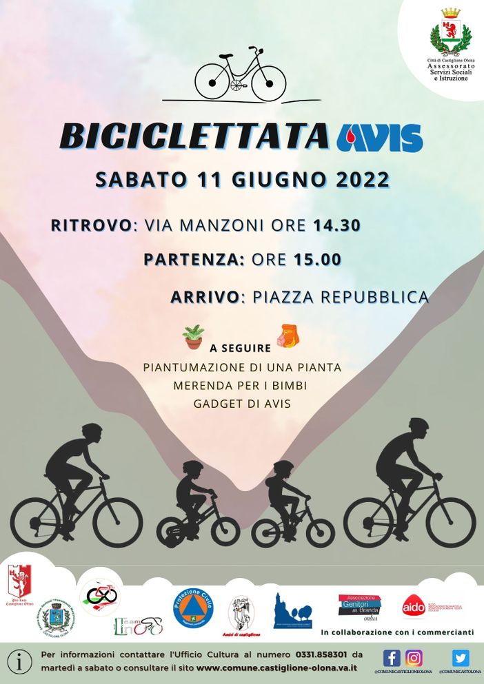 “Biciclettata Avis” per le vie di Castiglione “Biciclettata Avis” per le vie di Castiglione