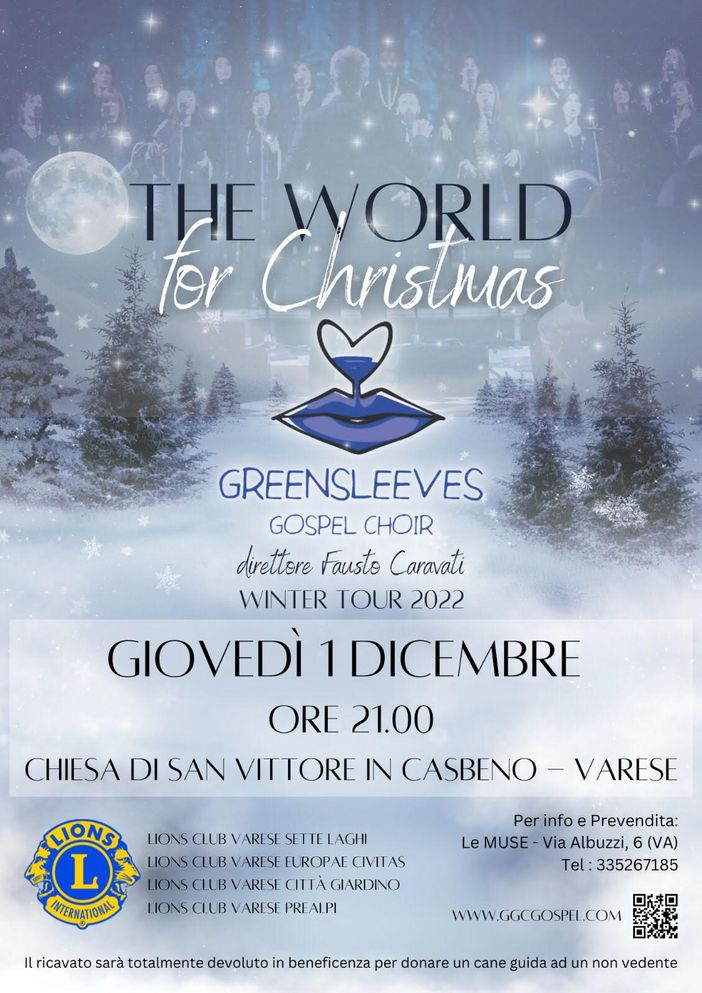 Concerto gospel organizzato dai Lions Club Varese