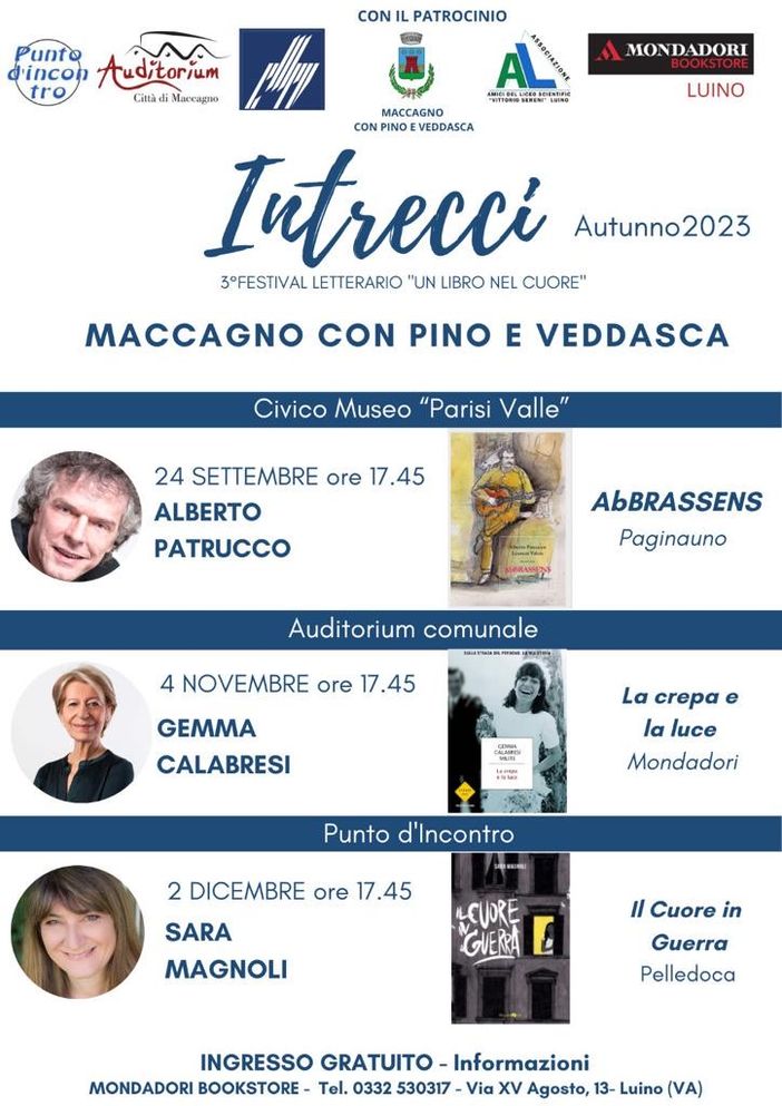 Riparte “Intrecci” dopo la pausa estiva