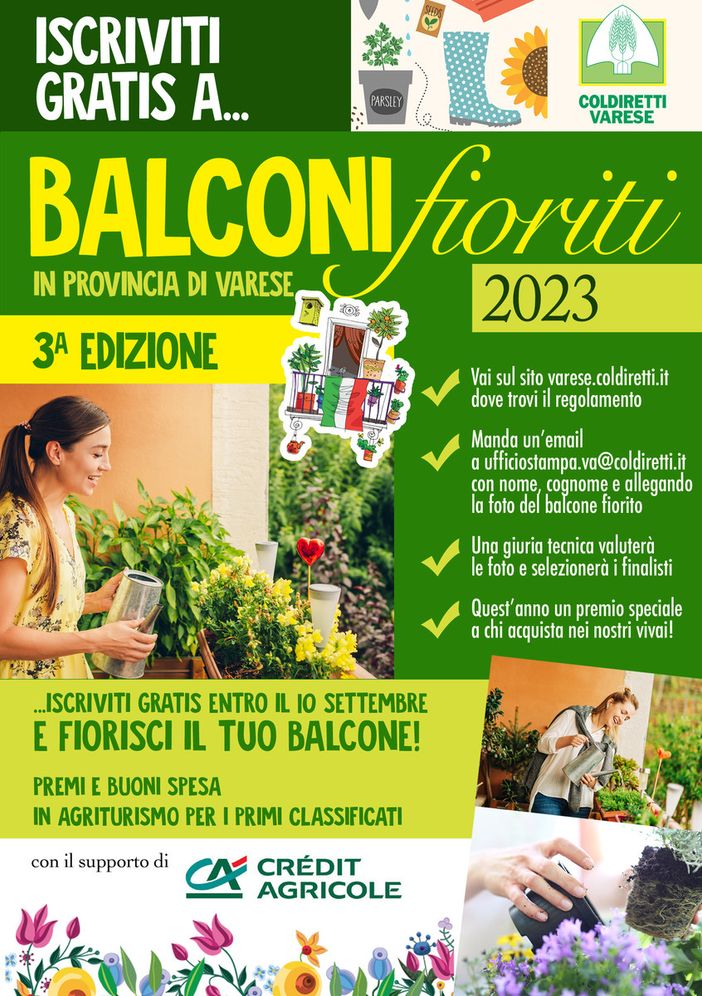 Balconi Fioriti, prorogate le iscrizioni al concorso 2023: c’è tempo fino al 10 settembre