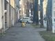 La polizia locale sul posto