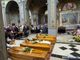 Le cinque bare allineate nella chiesa di Gravellona Toce (foto tratta da Vconews.it)