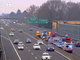 Le immagini dell'incidente riprese dalla telecamera di Autostrade per l'Italia