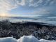 Un'immagine della neve di quest'anno al Campo dei Fiori
