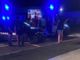 Carabinieri e ambulanza in piazza Italia a Magnago