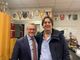 Bruno Carabelli, a sinistra, con il presidente Marco Tajana