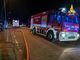 I vigili del fuoco in aziona a Malnate