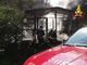 FOTO. Fiamme a Buguggiate, casotto distrutto da un incendio
