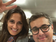 Il sindaco Andrea Cassani con Claudia Mazzetti