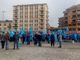 In centinata a manifestare stamattina con Cgil e Uil in piazza Repubblica