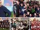 Andrea Millefanti, direttore generale del settore giovanile della Varesina, e dall'alto a sinistra in senso orario i campioni dell'Under 14 regionale, Under 16 Élite, Under 17 Élite e Under 15 Élite