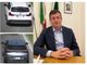 Le foto delle auto pubblicate e a lato il sindaco Pietro Zappamiglio