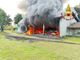 L'incendio di un capanno agricolo in zona Biviglione a Luino L'incendio di un capanno agricolo in zona Biviglione a Luino
