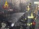Cairate, incendio in un capannone Cairate, incendio in un capannone