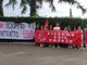 La protesta dei lavoratori all'hotel Mo.Om di Olgiate Olona La protesta dei lavoratori all'hotel Mo.Om di Olgiate Olona