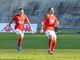 Bonaccorsi-gol (a destra) contro la Novaromentin (foto Ezio Macchi) Bonaccorsi-gol (a destra) contro la Novaromentin (foto Ezio Macchi)