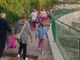 Alla primaria di Luvinate è partito il pedibus, a scuola a piedi con genitori e nonni vigili Alla primaria di Luvinate è partito il pedibus, a scuola a piedi con genitori e nonni vigili