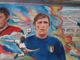 Il murale di Leggiuno dedicato a Gigi Riva