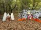 L'allestimento di Halloween al Laghetasc di Brebbia