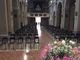 L'interno della chiesa parrocchiale di Travedona