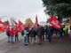 Il sindaco con i lavoratori al presidio dello scorso 17 novembre