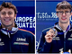 Nicolò Martinenghi, azzatese di 26 anni, e Francesco Lazzari, angerese, 21 anni il 15 dicembre sul podio degli Europei in vasca corta di Lublino in Polonia (Foto tratte da Federazione Italiana Nuoto - Deepbluemedia) Nicolò Martinenghi, azzatese di 26 anni, e Francesco Lazzari, angerese, 21 anni il 15 dicembre sul podio degli Europei in vasca corta di Lublino in Polonia (Foto tratte da Federazione Italiana Nuoto - Deepbluemedia)