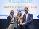 La premiazione di Acinque: da sinistra Giuseppa Castore, Simona Grandi e Damiano Baccelloni