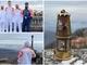 Il vicesindaco Ivana Perusin con i tedofori e la fiamma olimpica al Sacro Monte Il vicesindaco Ivana Perusin con i tedofori e la fiamma olimpica al Sacro Monte