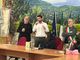 Un momento dell'inaugurazione della biblioteca di Biandronno Un momento dell'inaugurazione della biblioteca di Biandronno