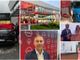 Alcuni momenti dell'inaugurazione di Varese Motor Company in viale Belforte 235 alla presenza di Marco Toro, presidente e amministratore delegato di Nissan Italia qui sopra in foto e poi, a destra, con il sindaco di Varese Davide Galimberti