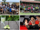 Dall'alto in senso orario la Sagra del Pesce a Calcinate, Festa delle Ciliegie ad Oltrona al Lago, Marco Melandri dj al Lido DaMa del Tennis Club Casciago e Creanza Market &amp; Gin Fest al Parco di Villa Mylius a Varese