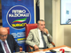 Luca Ferrazzi (a destra) con Luca Bernardo. In collegamento, Roberto Vannacci