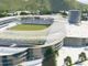Il rendering del progetto stadio presentato nel 2023 da Aurora insieme al Varese