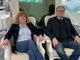 Mariangela Sandrone con il marito Mario Roggero