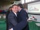 L'abbraccio tra Claudio Milanese e il ministro Giancarlo Giorgetti ad Alpi Food (foto Enrico Scaring)
