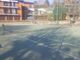 Il campo da tennis del &quot;Paradiso&quot; a Besozzo prima dell'intervento di manutenzione