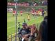 Ezio Rossi pazzo di gioia in tribuna al pari di Ebagua